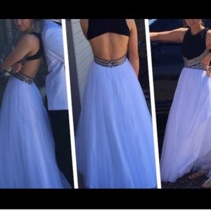 Size 3 prom dress with open back